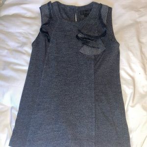 Grey wool blouse